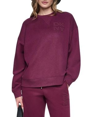 DKNY Pullover Sweatshirt - Purple