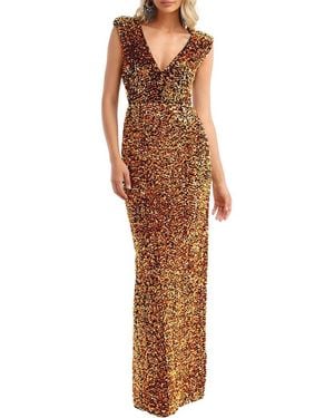 HELSI Alondra Long Dress - Brown