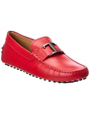 Tod's Leather Driver - Red