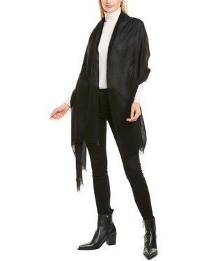 Sofiacashmere Lightweight Cashmere Wrap - Black