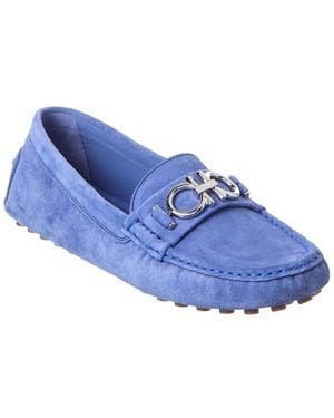 Ferragamo Suede Loafer - Blue