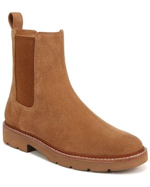 Vince Ryker Leather Bootie - Brown