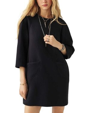 Ba&sh Molyna Wool-Blend Dress - Black
