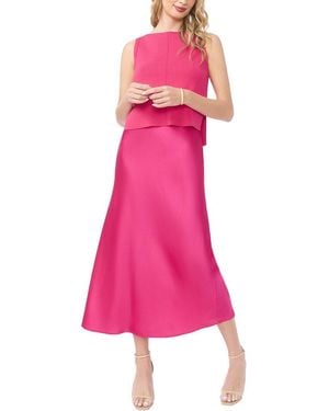 Ted Baker Midori Boat Neck Twofer Dress - Pink