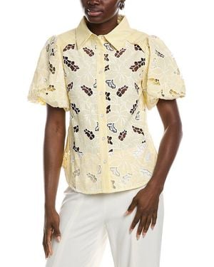 Gracia Lace Body Shirt - Natural