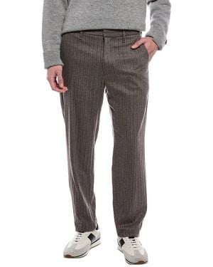 Rag & Bone Evan Flannel Wool-Blend Trouser - Grey