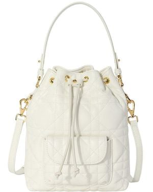 Tiffany & Fred Paris Leather Hobo Bag - Natural