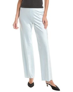 Vince Colette High Waist Crushed Shine Bias Pant - Blue