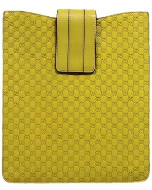 Gucci Leather Ipad Cover - Green