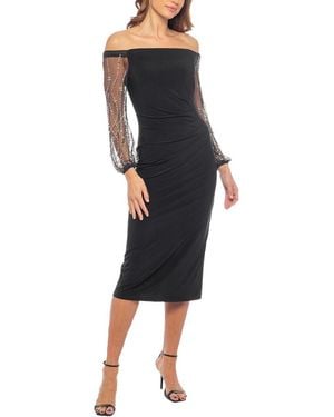Marina Midi Dress - Black