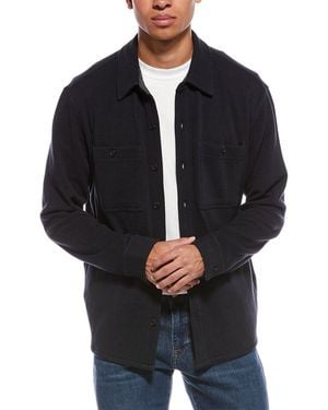 Vince Pique Shirt Jacket - Black