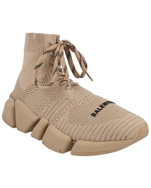 Balenciaga Speed 2.0 Lace-Up Trainer - Natural