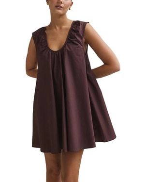 LOEY Mini Dress - Brown