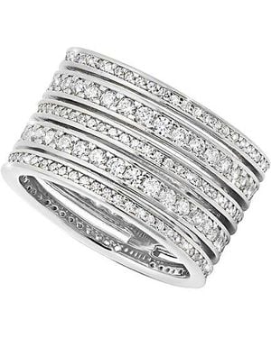 Crislu Platinum Cz Ring - White