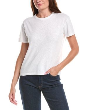 Officine Generale Officine Generale Lara Linen-Blend T-Shirt - White