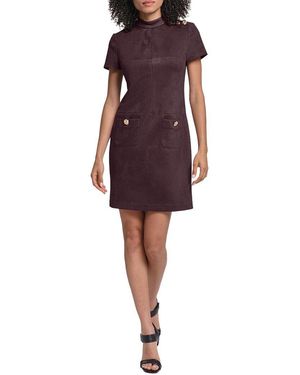 KARL LAGERFELD Scuba Dress - Purple