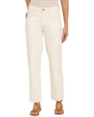 Faherty Denim Slim Straight Ankle Jean - Natural