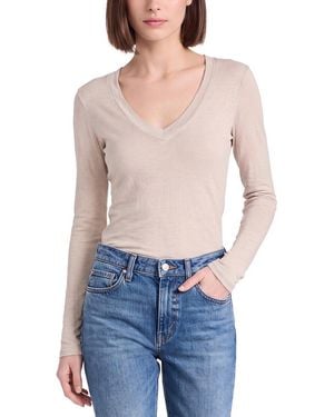 James Perse Relaxed V-Neck T-Shirt - Blue