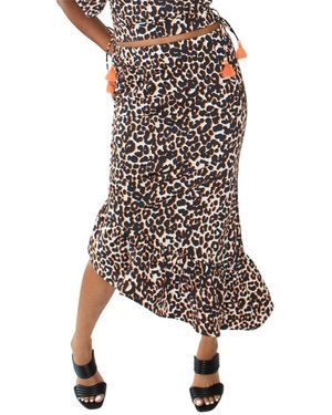 Tracy Reese High-low Skirt - Brown