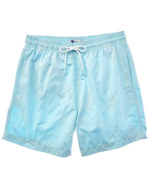 Trunks Surf & Swim Print Swim Trunk - Blue