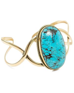 Liv Oliver 18K Plated 22.70 Ct. Tw. Bracelet - Blue
