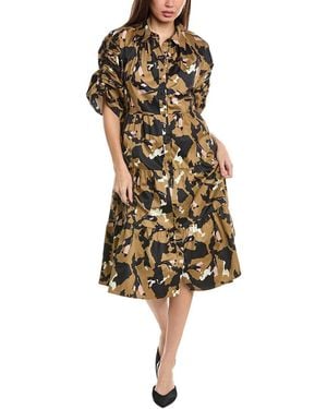 CROSBY BY MOLLIE BURCH Whit Shirtdress - Yellow