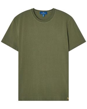 Robert Talbott Lion Stretch Jersey T-Shirt - Green
