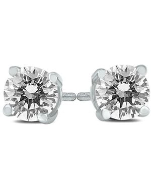 True Diamond 14k 0.50 Ct. Tw. Diamond Studs - Metallic