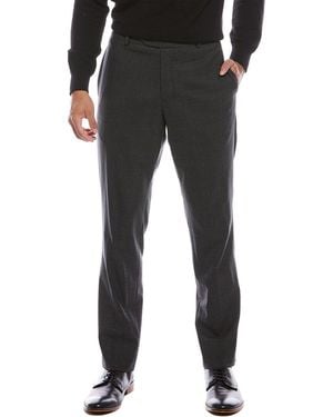 Brooks Brothers Classic Flat Front Trouser - Black