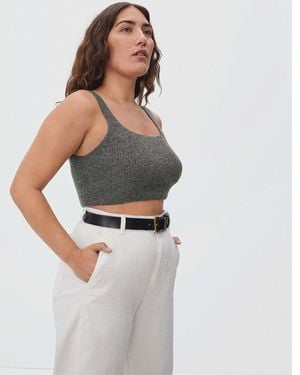 Everlane The Cozy-stretch Tank - White