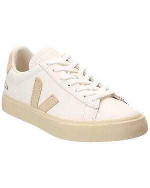 Veja Campo Leather & Suede Sneaker - White