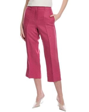 Max Mara S Rebecca Linen Trouser - Red