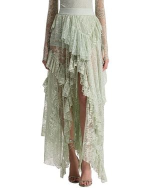 Alice + Olivia Karys Mixed Media Skirt - Green