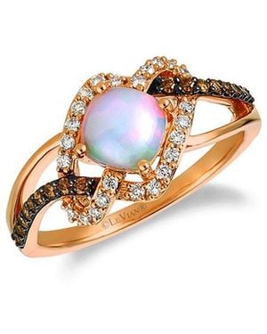Le Vian Le Vian 14K 0.36 Ct. Tw. Diamond & Opal Eternity Ring - White