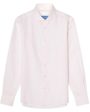 Robert Talbott Reynolds Dobby Stripe Shirt - Pink