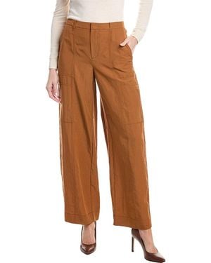 Vince Mid-rise Fluid Utility Pant - Brown