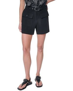 DKNY Belted Patch Pocket Short - Black