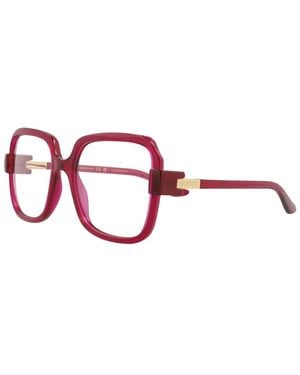 Gucci 55Mm Optical Frames - Red