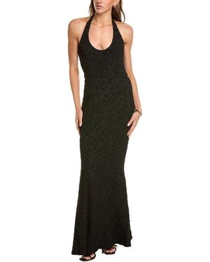 Elliatt Alexandra Halter Neck Gown - Black
