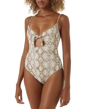 Melissa Odabash Amalfi One-Piece - Brown
