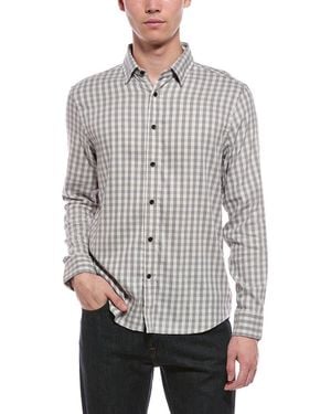 Faherty Soft Twill Movement Shirt - Grey