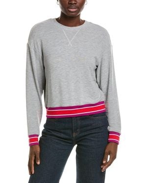 Michael Stars Kimora Crew Neck Pullover - Grey