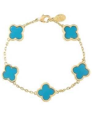 Rivka Friedman 18K Plated Stackable Bracelet - Blue