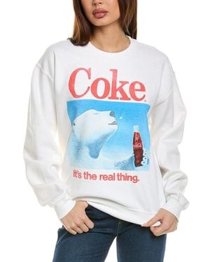 Junk Food Coke Polar Bear Sweatshirt - Blue