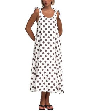 LOEY Midi Dress - White