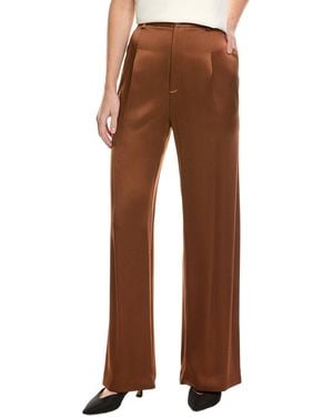 LAPOINTE Organic Silk Relaxed Pant - Brown