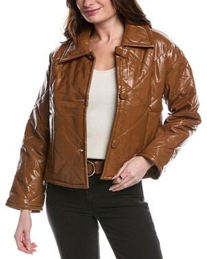 Moon River Quilted Jacket - Brown