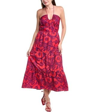 Adrianna Papell Halter Gown - Red