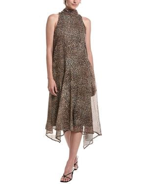 Moonsea Midi Dress - Brown