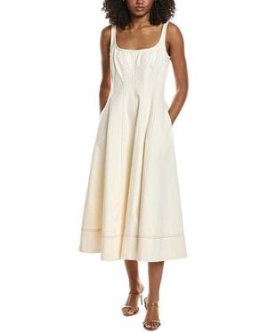 Toccin Tia Midi Dress - Natural